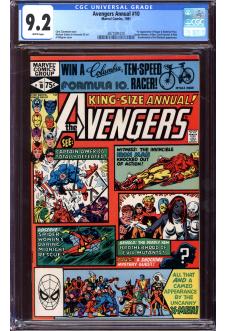 AVENGERS ANNUAL #10 CGC 9.2 WHITE PAGES front cover