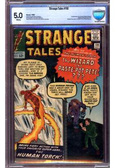 STRANGE TALES #110 CBCS 5.0 WHITE PAGES front cover
