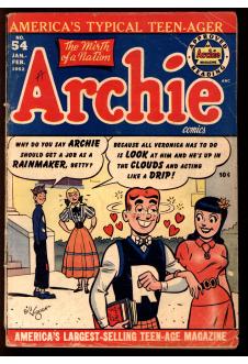ARCHIE COMICS #54 0.5 front cover
