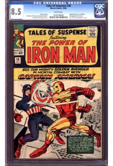 TALES OF SUSPENSE #58 CGC 8.5 WHITE PAGES front cover