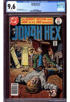 JONAH HEX #1 CGC 9.6 WHITE PAGES front cover