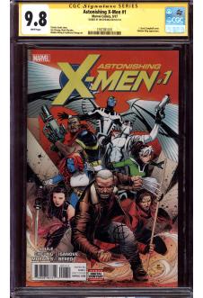 ASTONISHING X-MEN #1 CGC 9.8 WHITE PAGES front cover