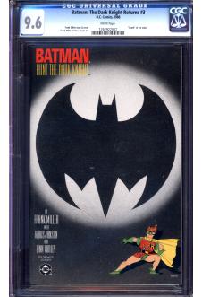 BATMAN: THE DARK KNIGHT RETURNS #3 CGC 9.6 WHITE PAGES front cover