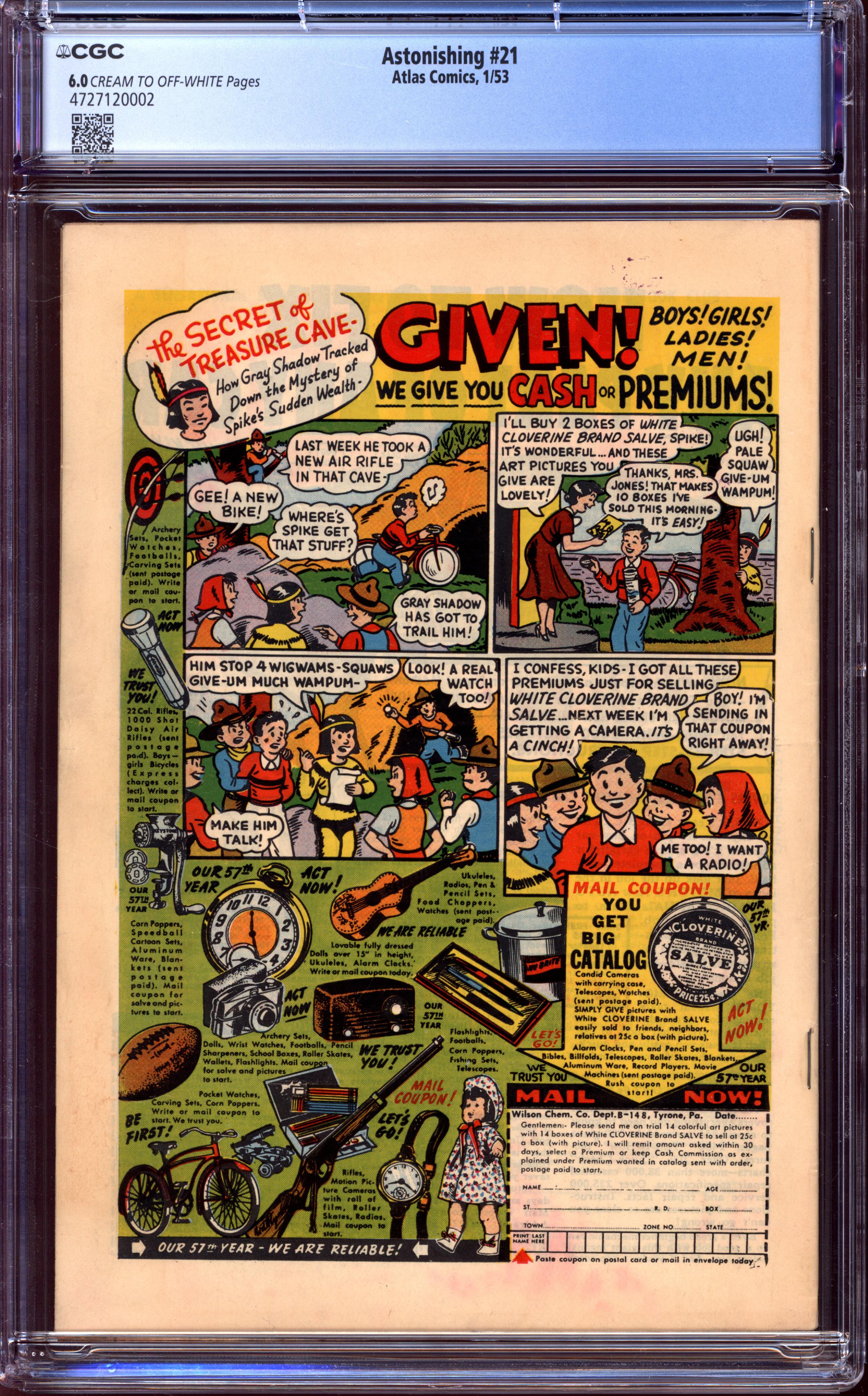 ASTONISHING Back Cover