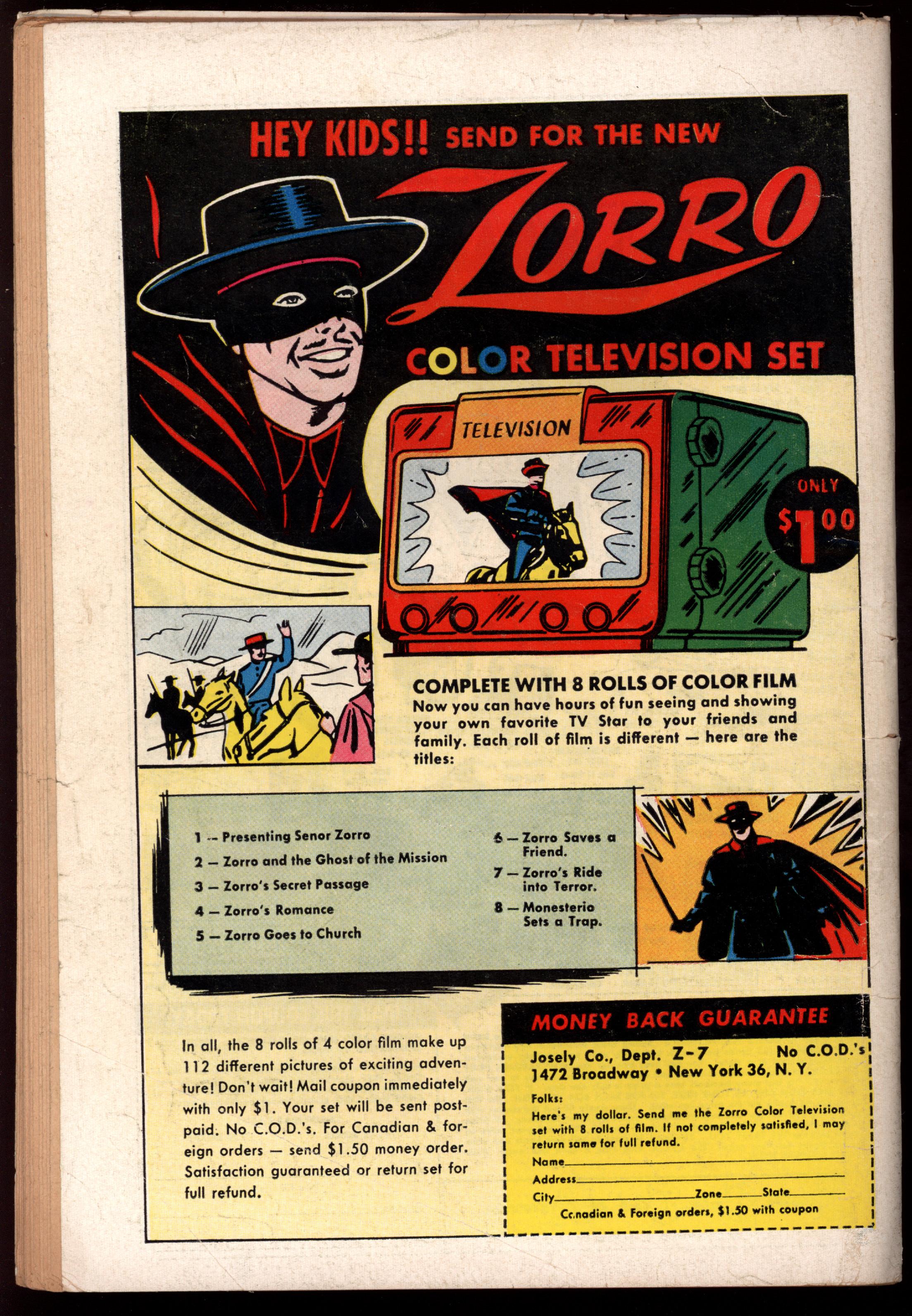 BATMAN Back Cover