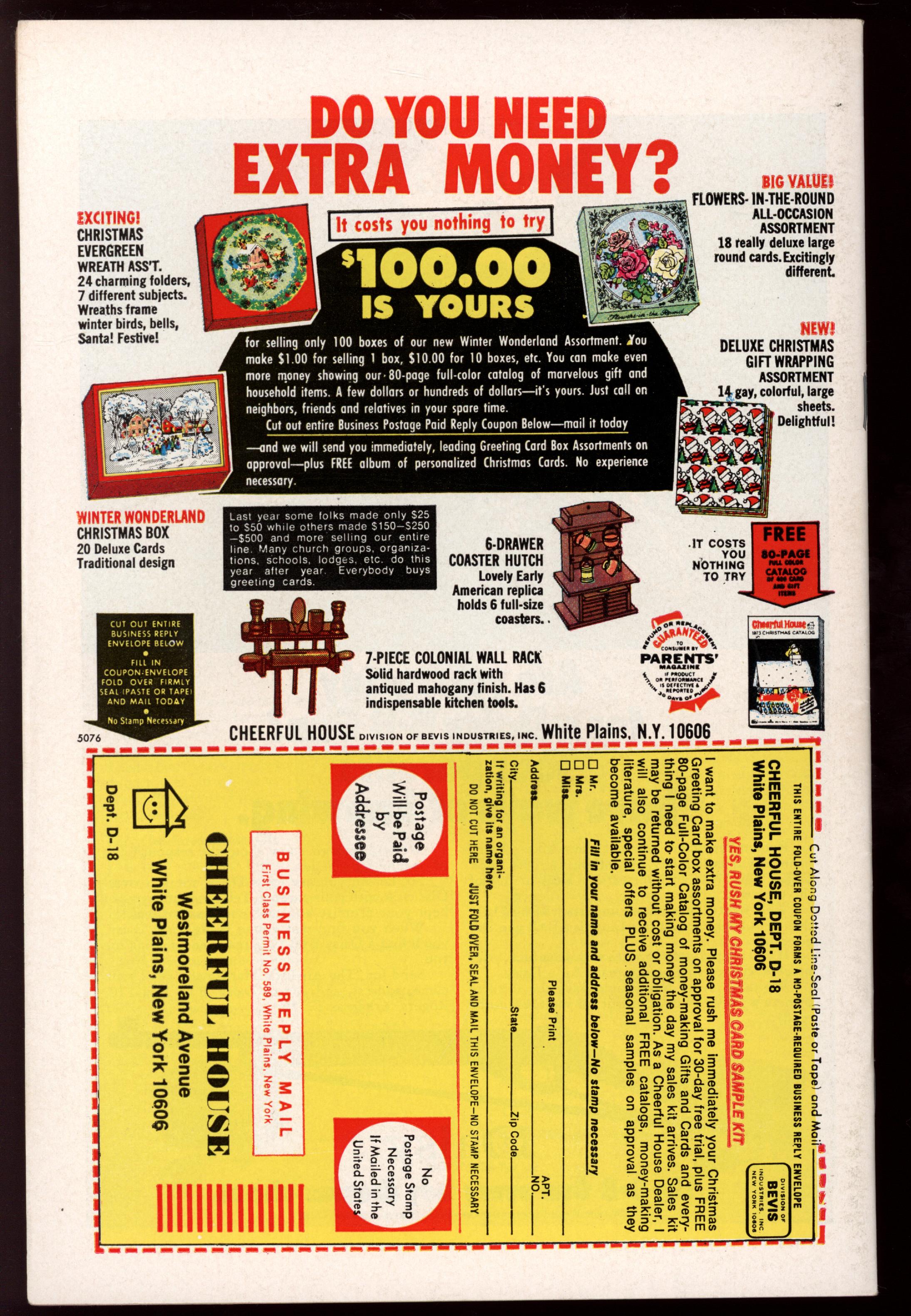 WEIRD MYSTERY TALES Back Cover