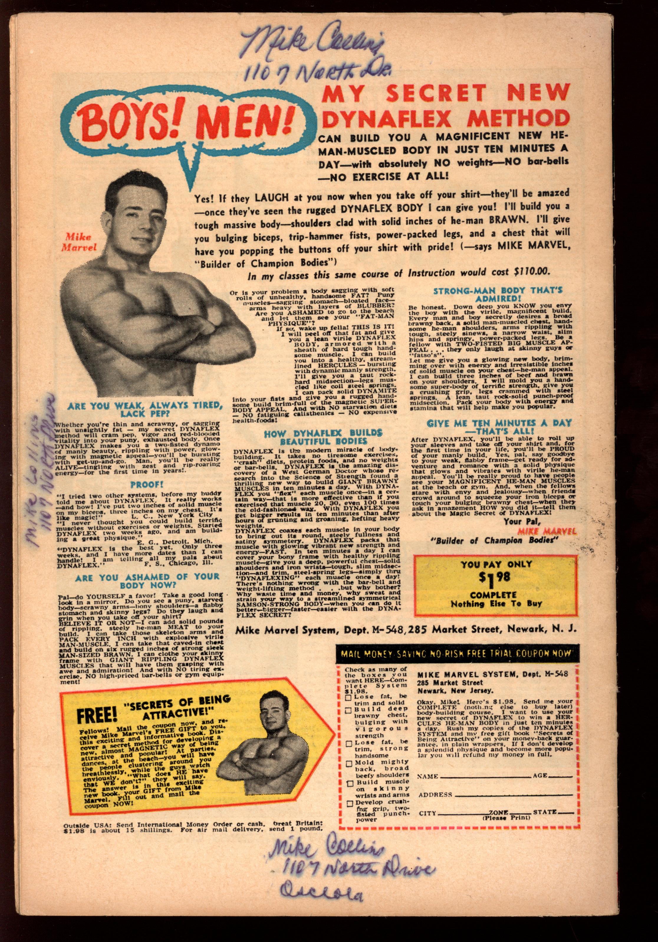 STRANGE TALES Back Cover