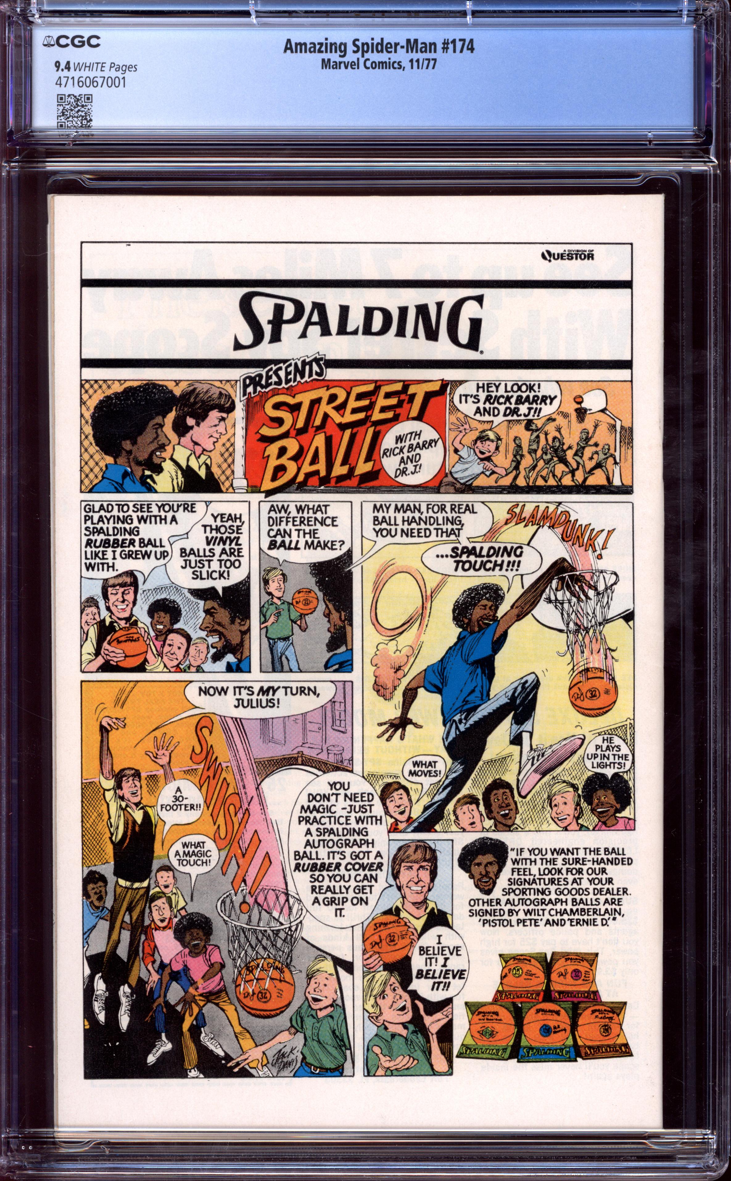 AMAZING SPIDER-MAN Back Cover