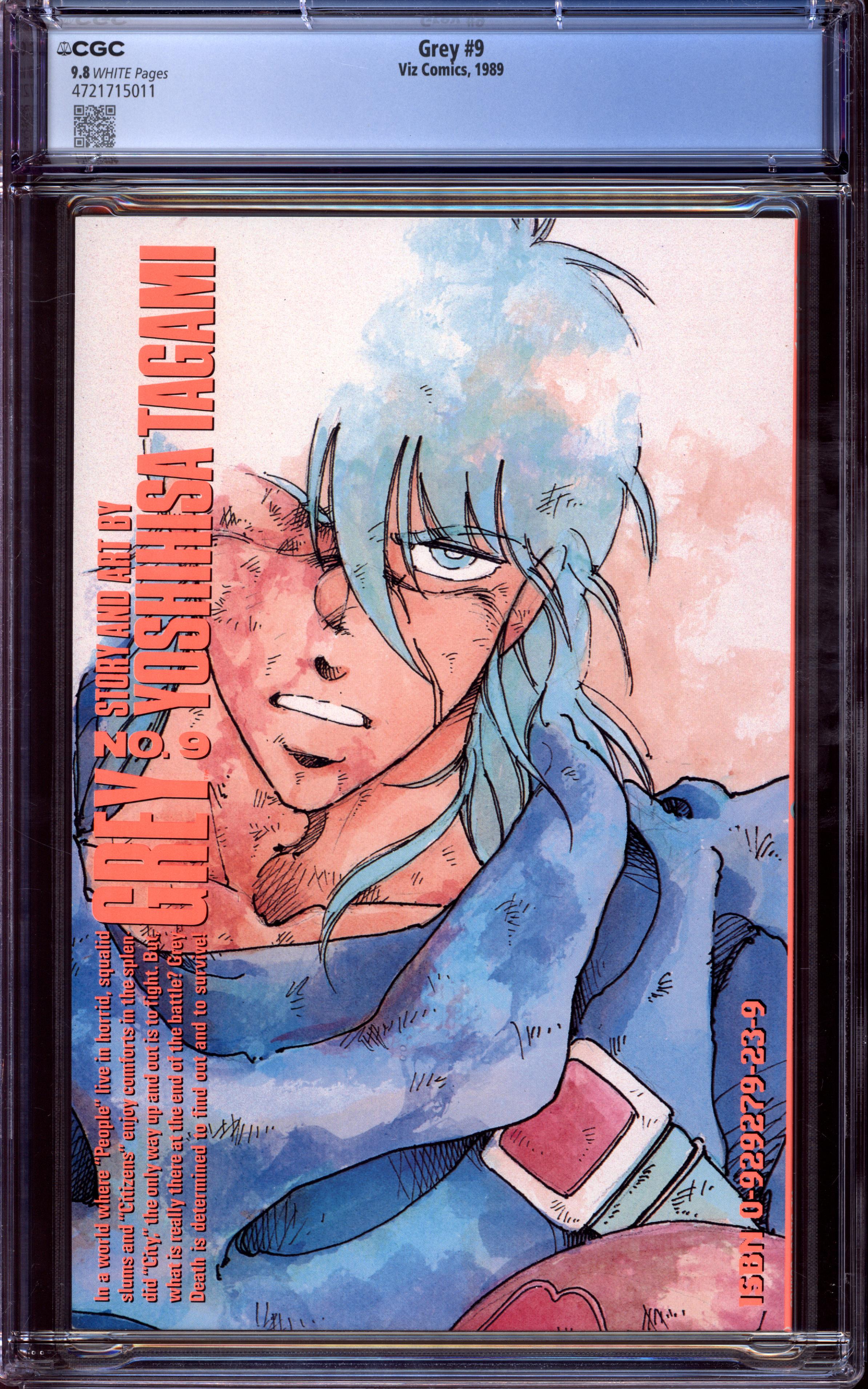 GREY #9 CGC 9.8 WHITE PAGES | Reece's Rare Comics