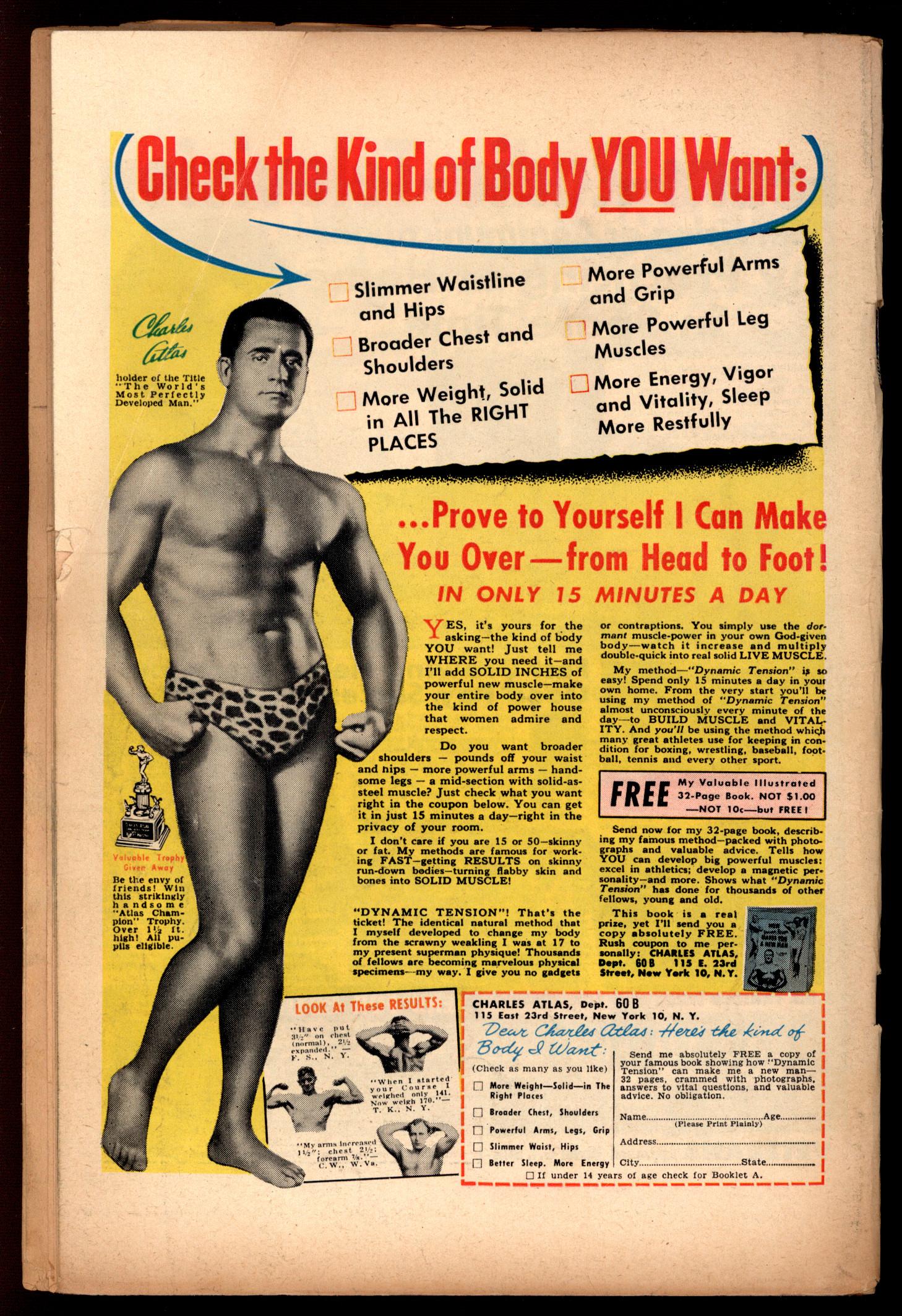 STRANGE TALES Back Cover