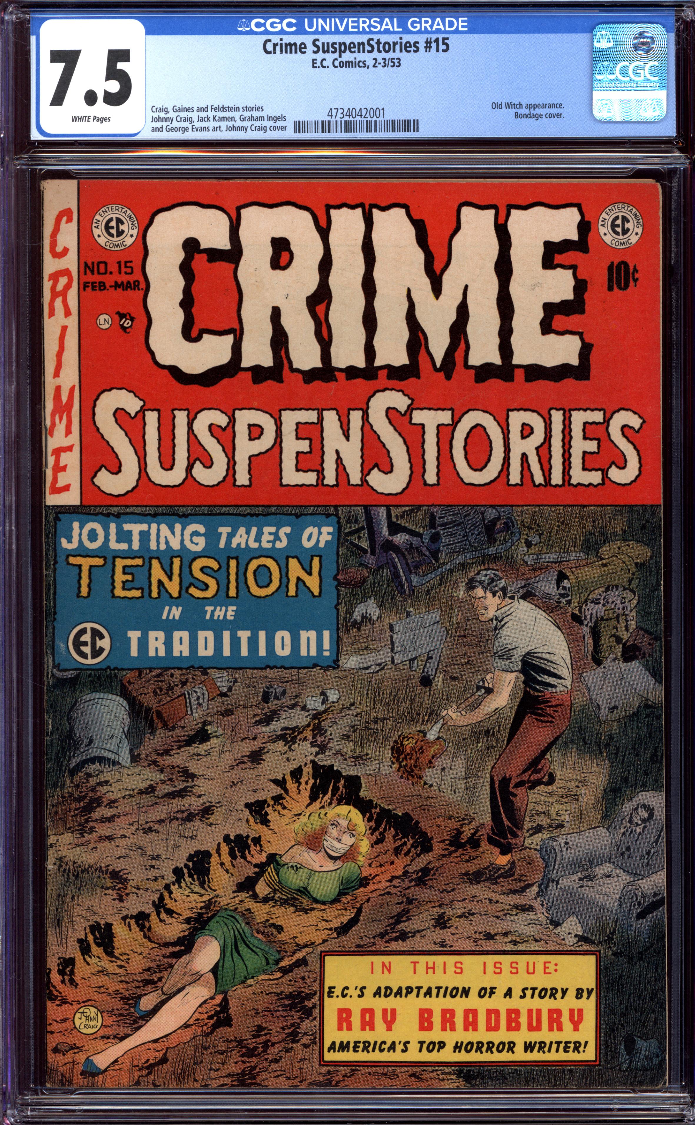 CRIME SUSPENSTORIES Front Cover