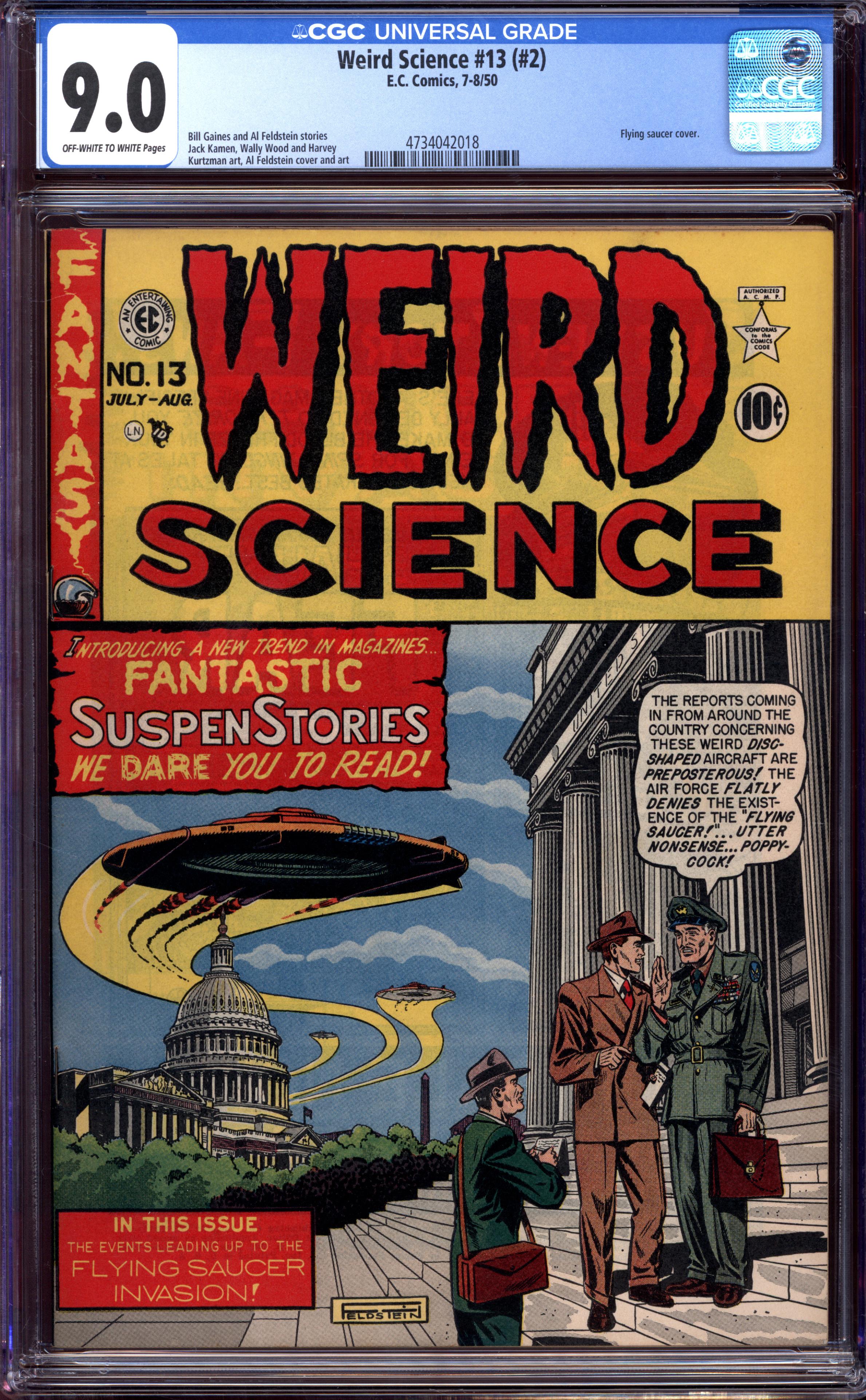 WEIRD SCIENCE Front Cover