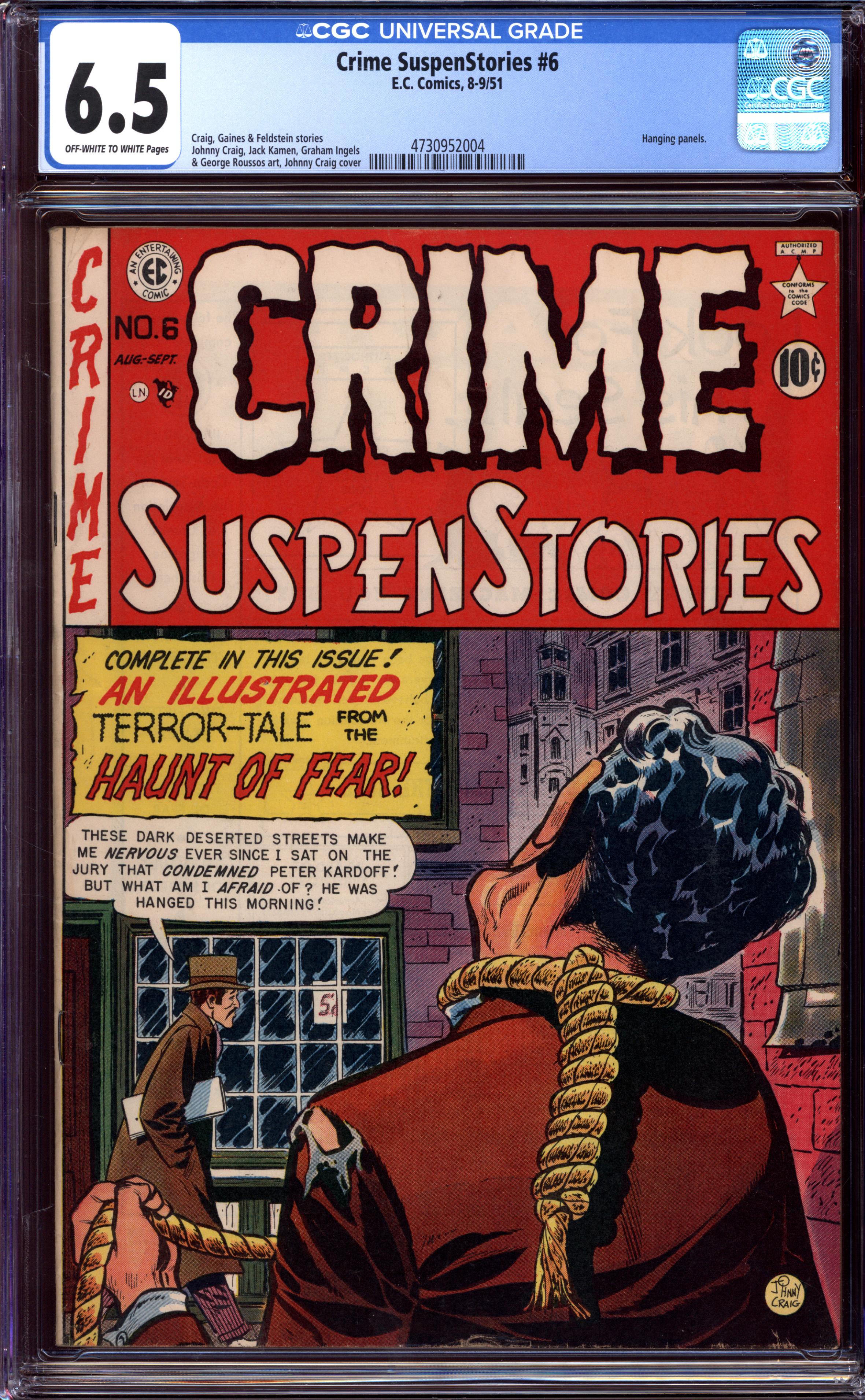 CRIME SUSPENSTORIES Front Cover