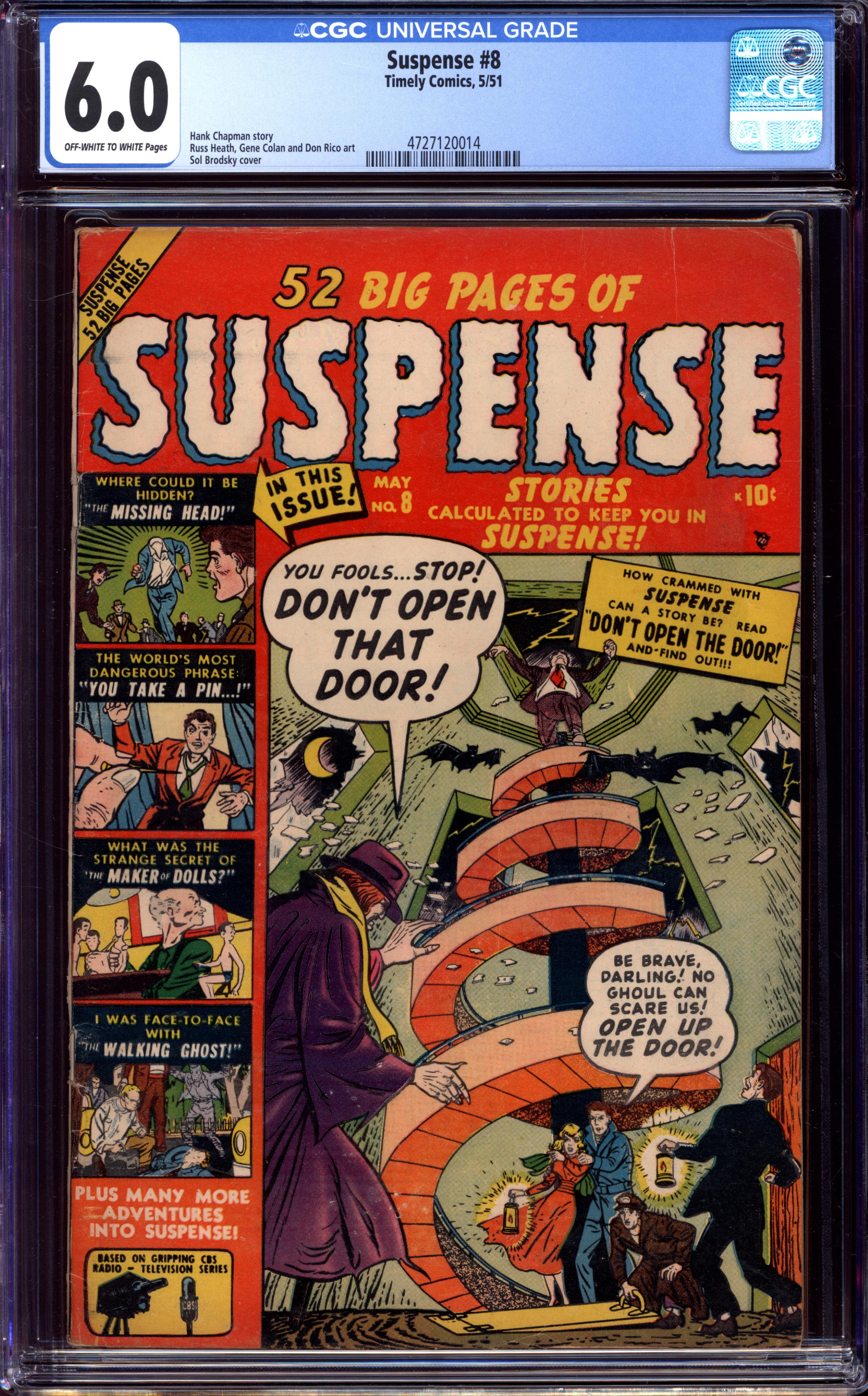 SUSPENSE Front Cover