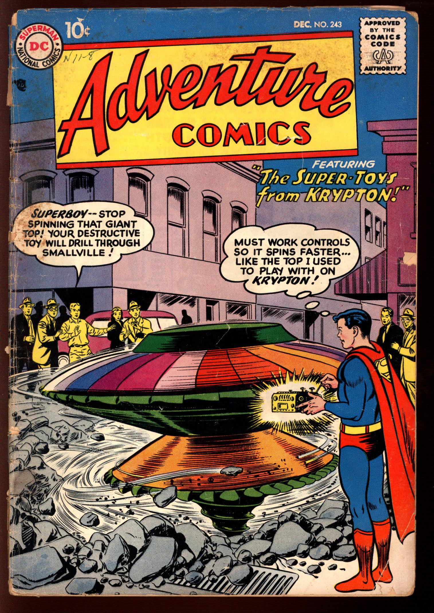ADVENTURE COMICS Front Cover