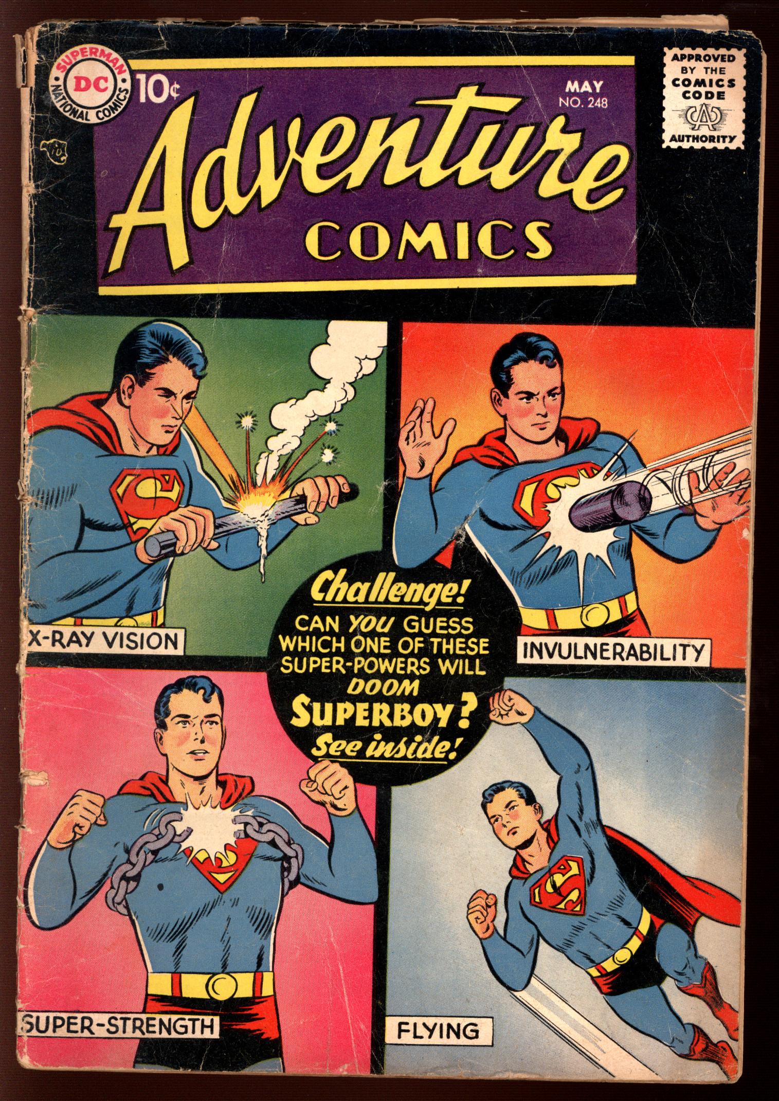 ADVENTURE COMICS Front Cover