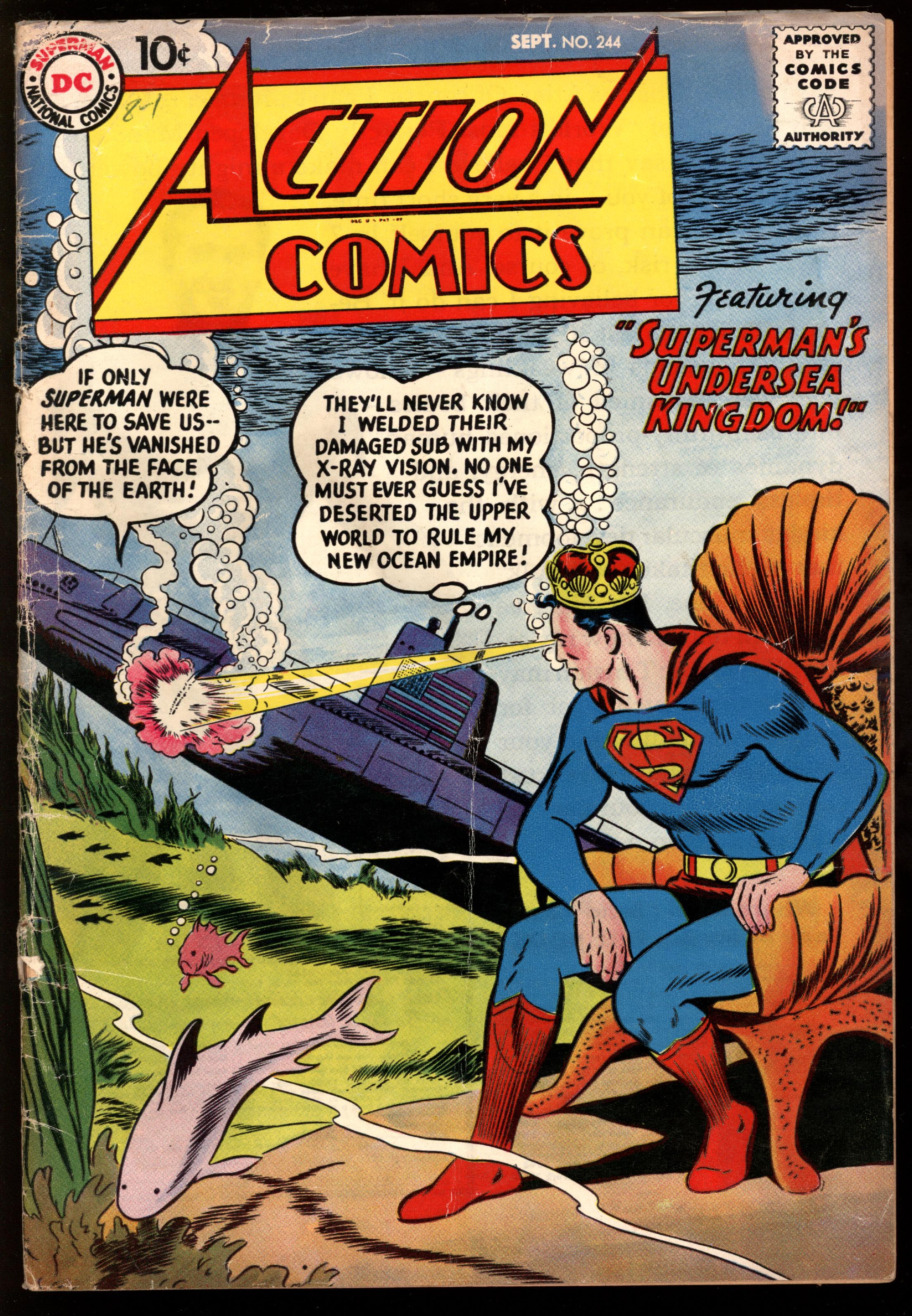 ACTION COMICS Front Cover