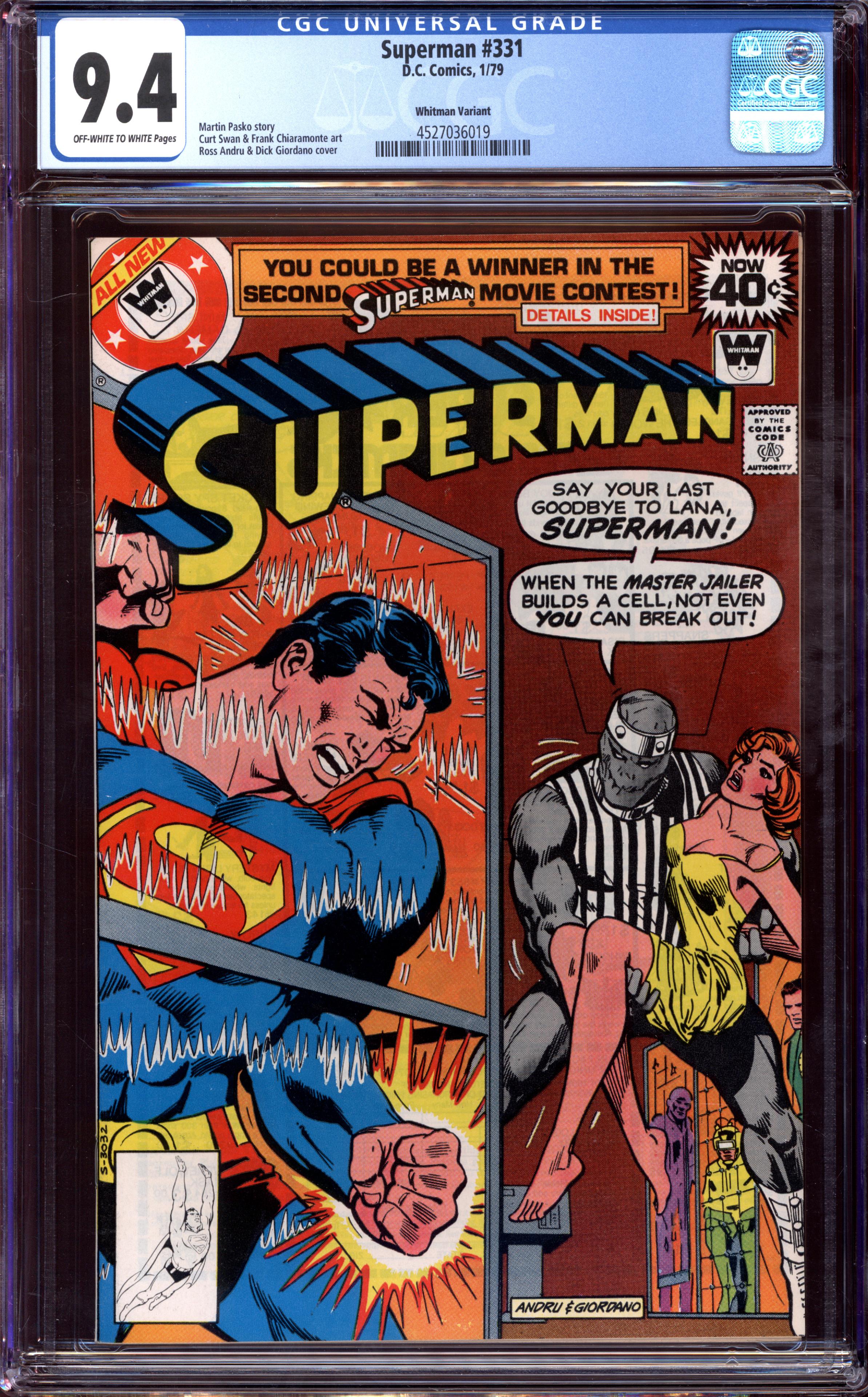 SUPERMAN Front Cover