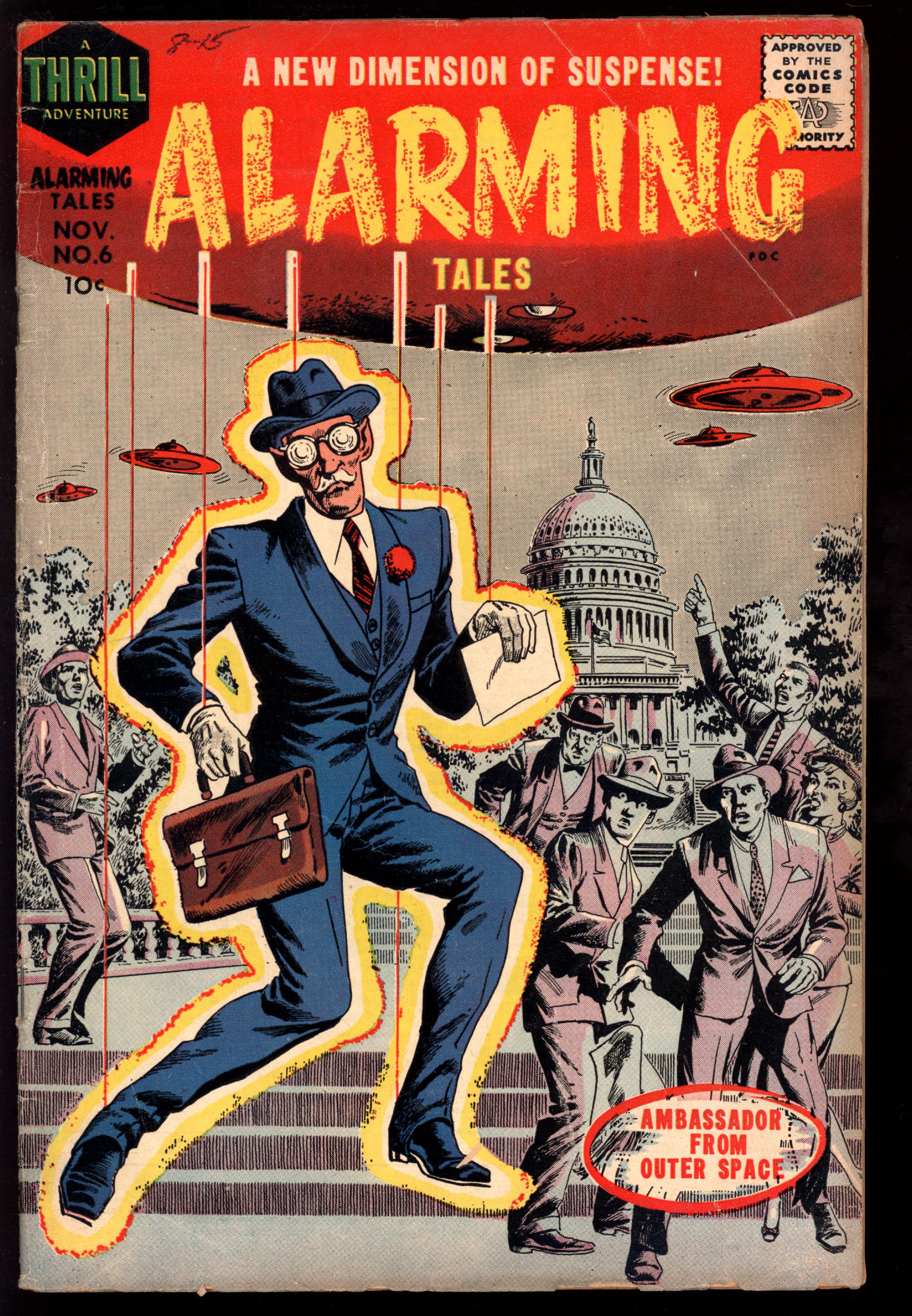 ALARMING TALES Front Cover