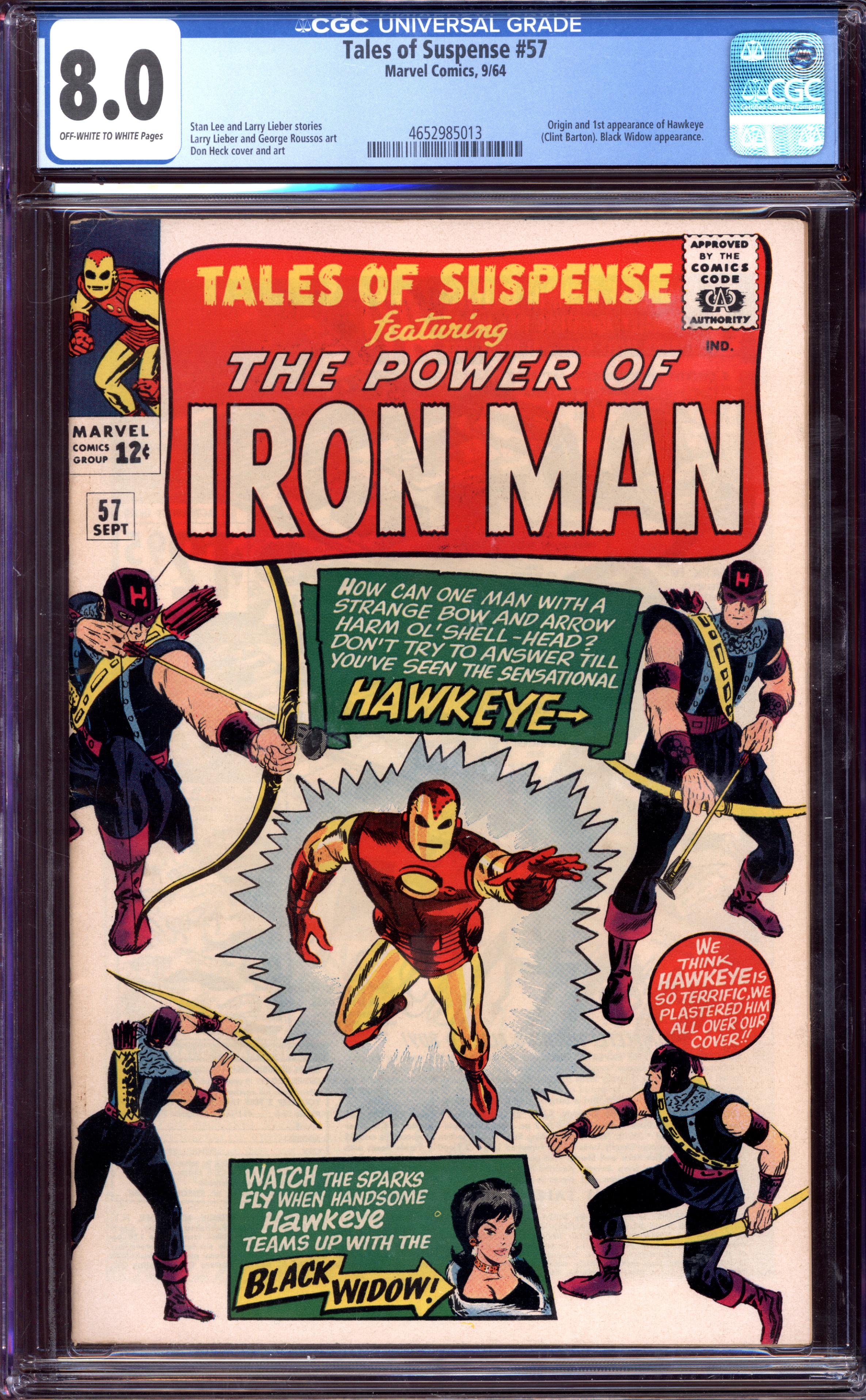 TALES OF SUSPENSE Front Cover