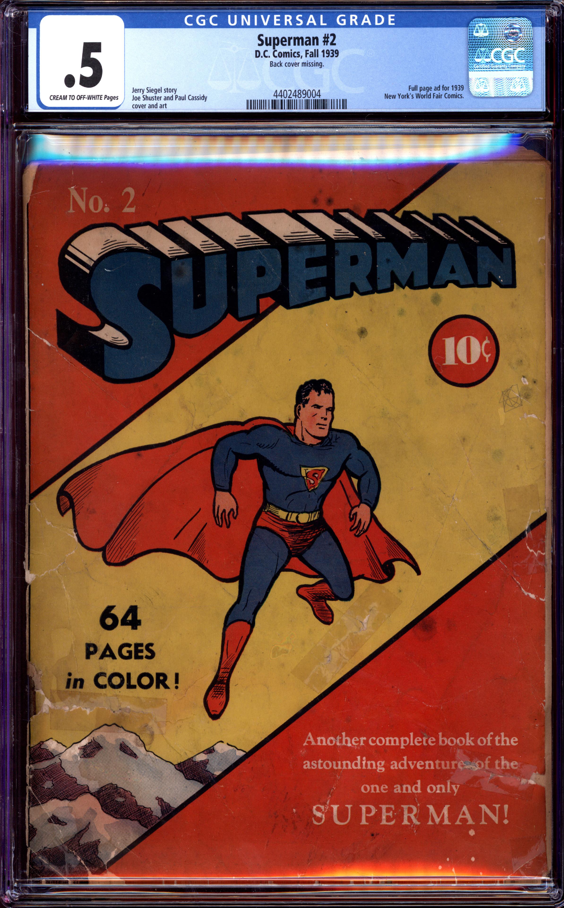 SUPERMAN Front Cover