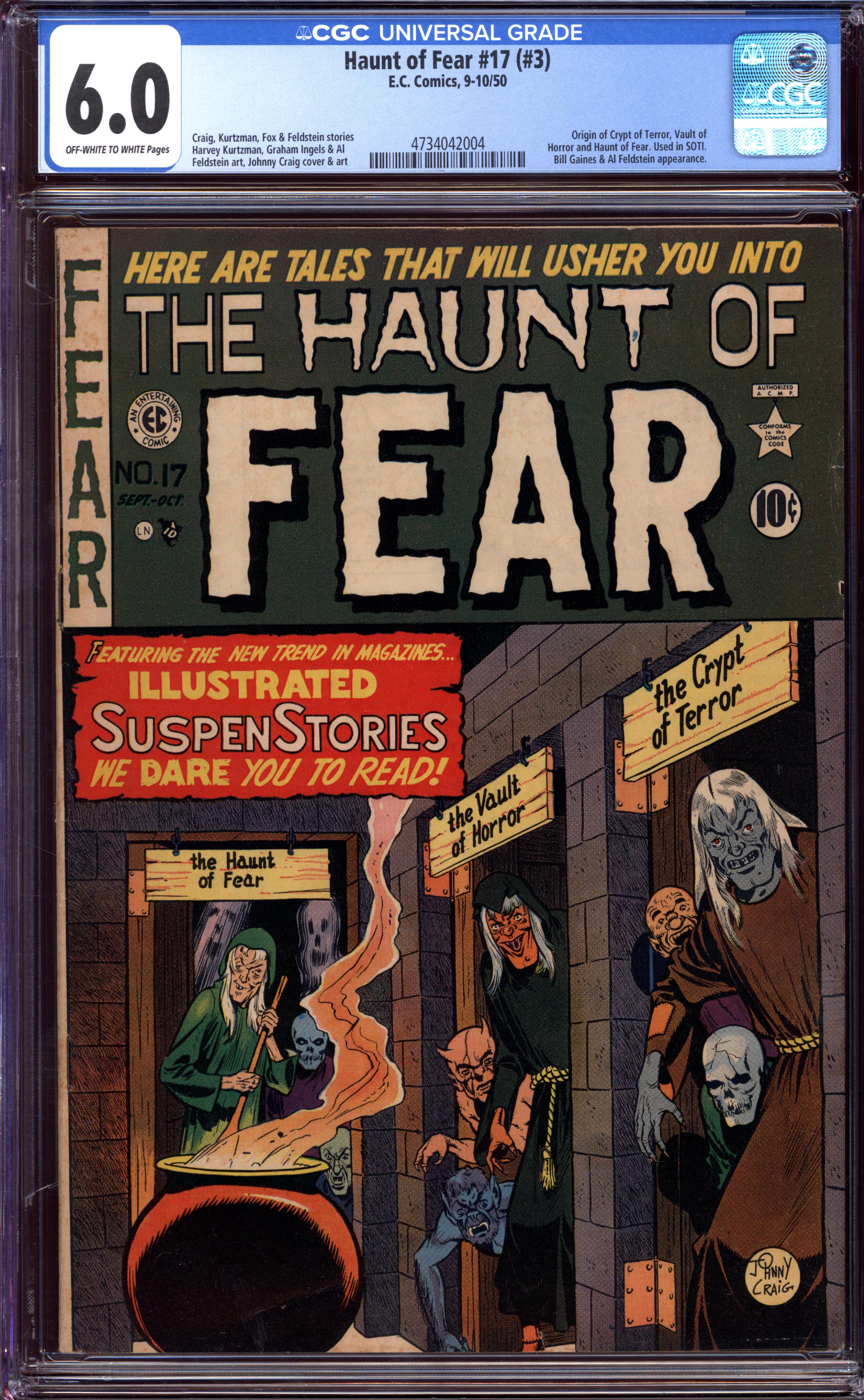 HAUNT OF FEAR Front Cover
