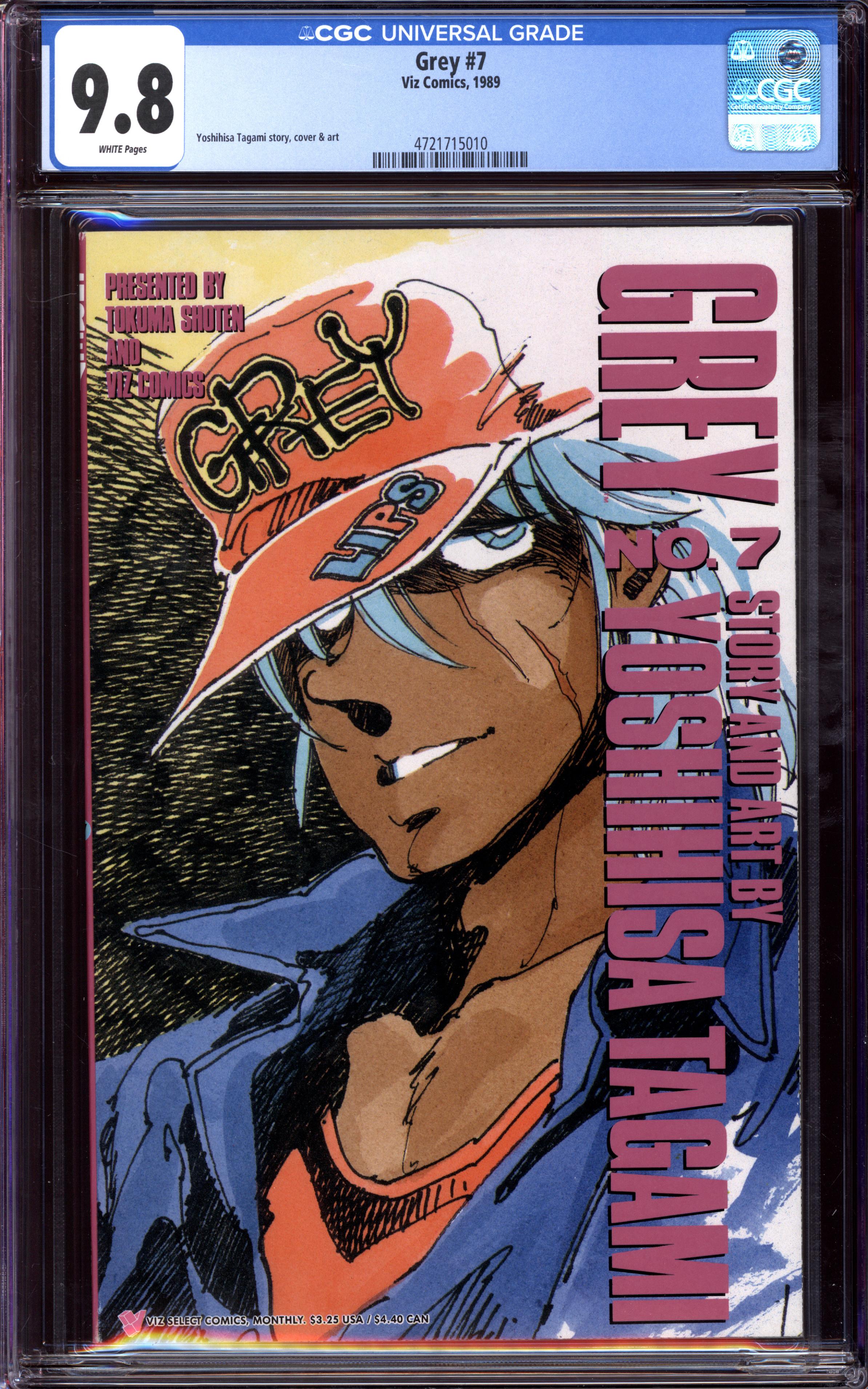 GREY #7 CGC 9.8 WHITE PAGES | Reece's Rare Comics