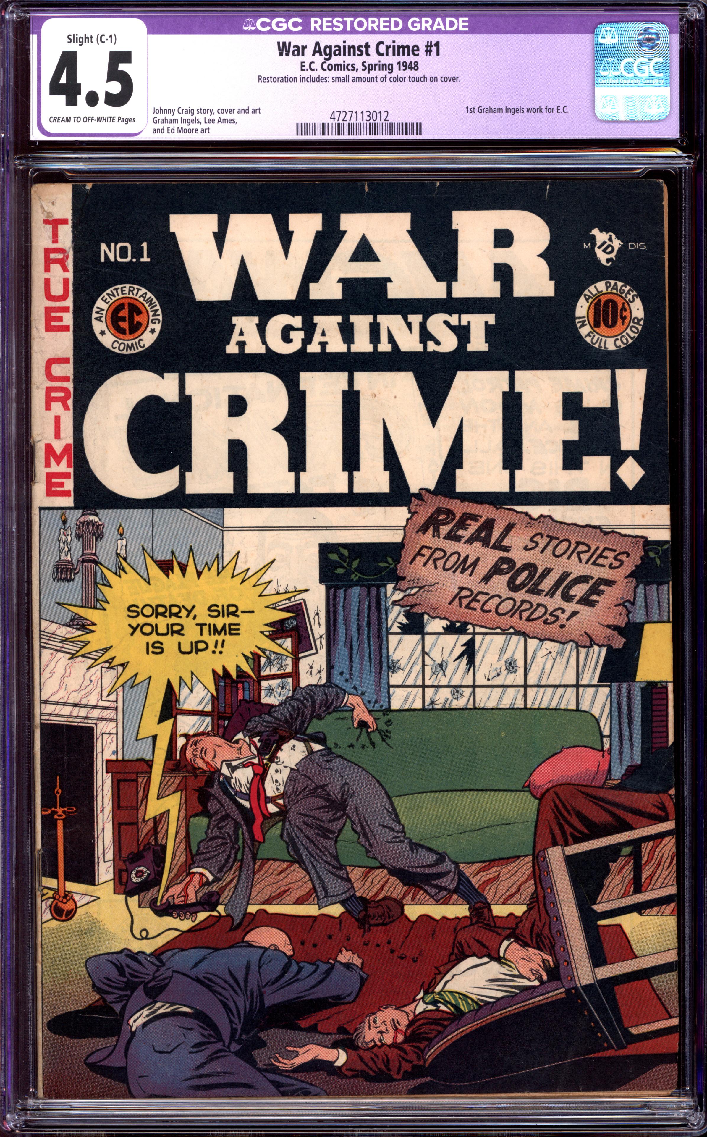 WAR AGAINST CRIME Front Cover