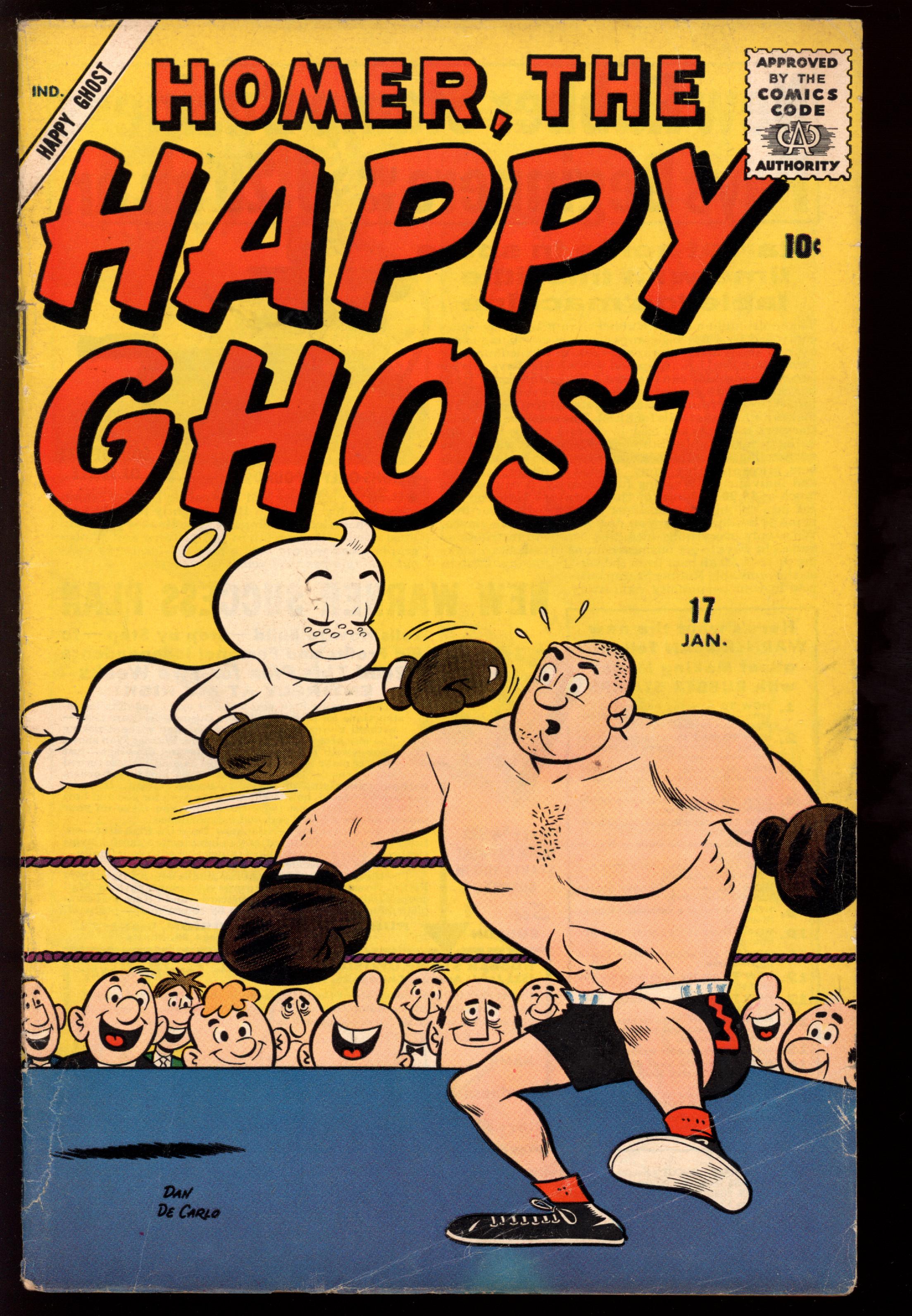 HOMER THE HAPPY GHOST Front Cover