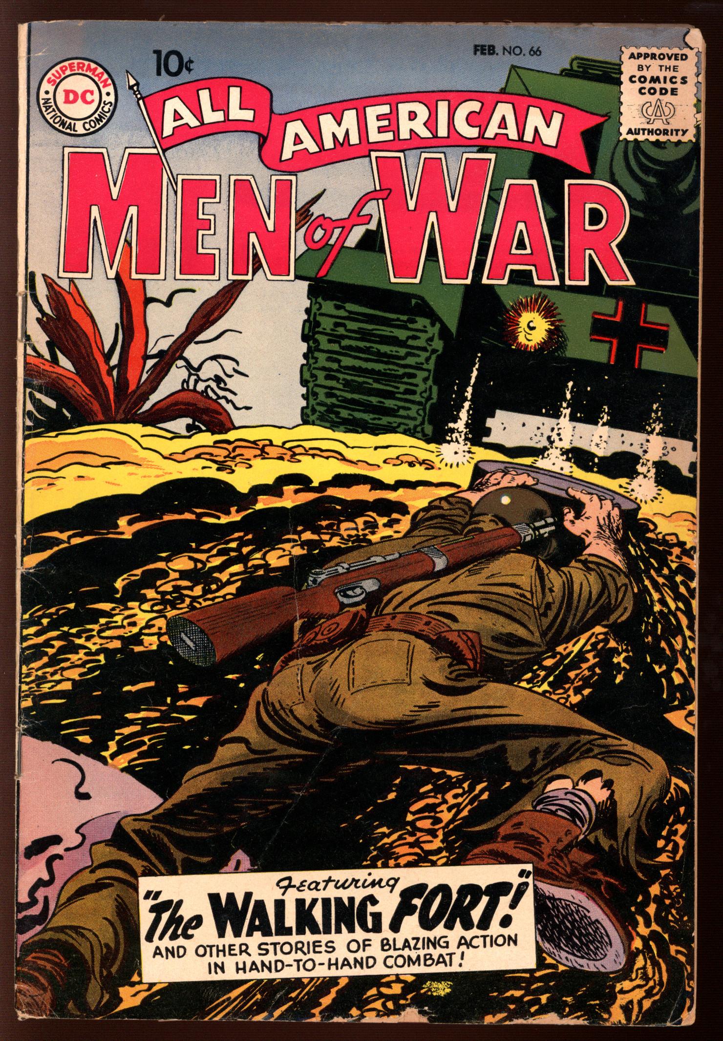 ALL-AMERICAN MEN OF WAR Front Cover