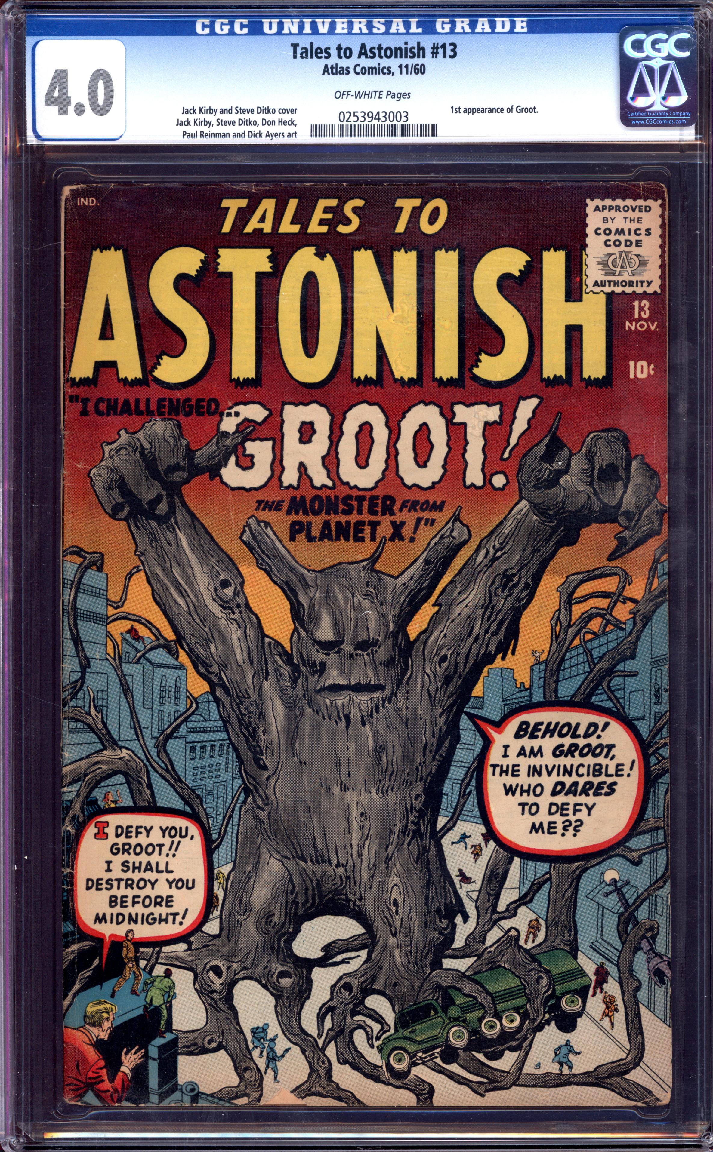 TALES TO ASTONISH #13 CGC 4.0 OW PAGES | Reece's Rare Comics