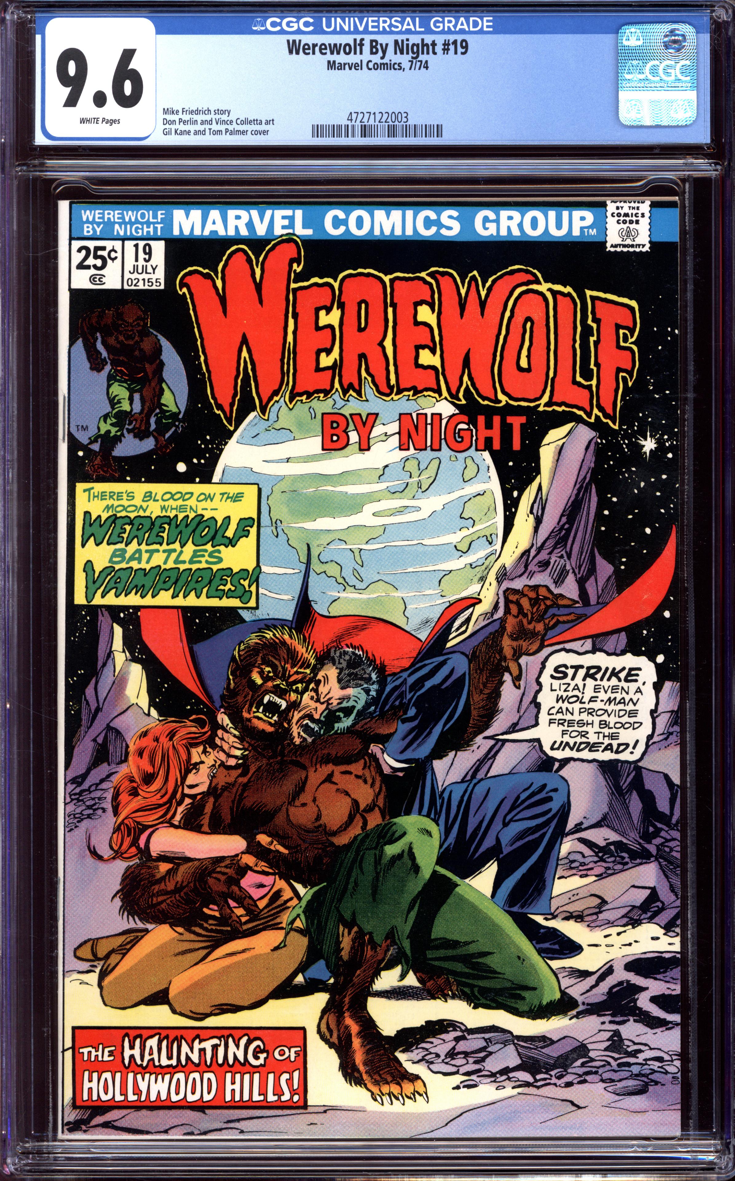 WEREWOLF BY NIGHT #19 CGC 9.6 WHITE PAGES | Reece's Rare Comics
