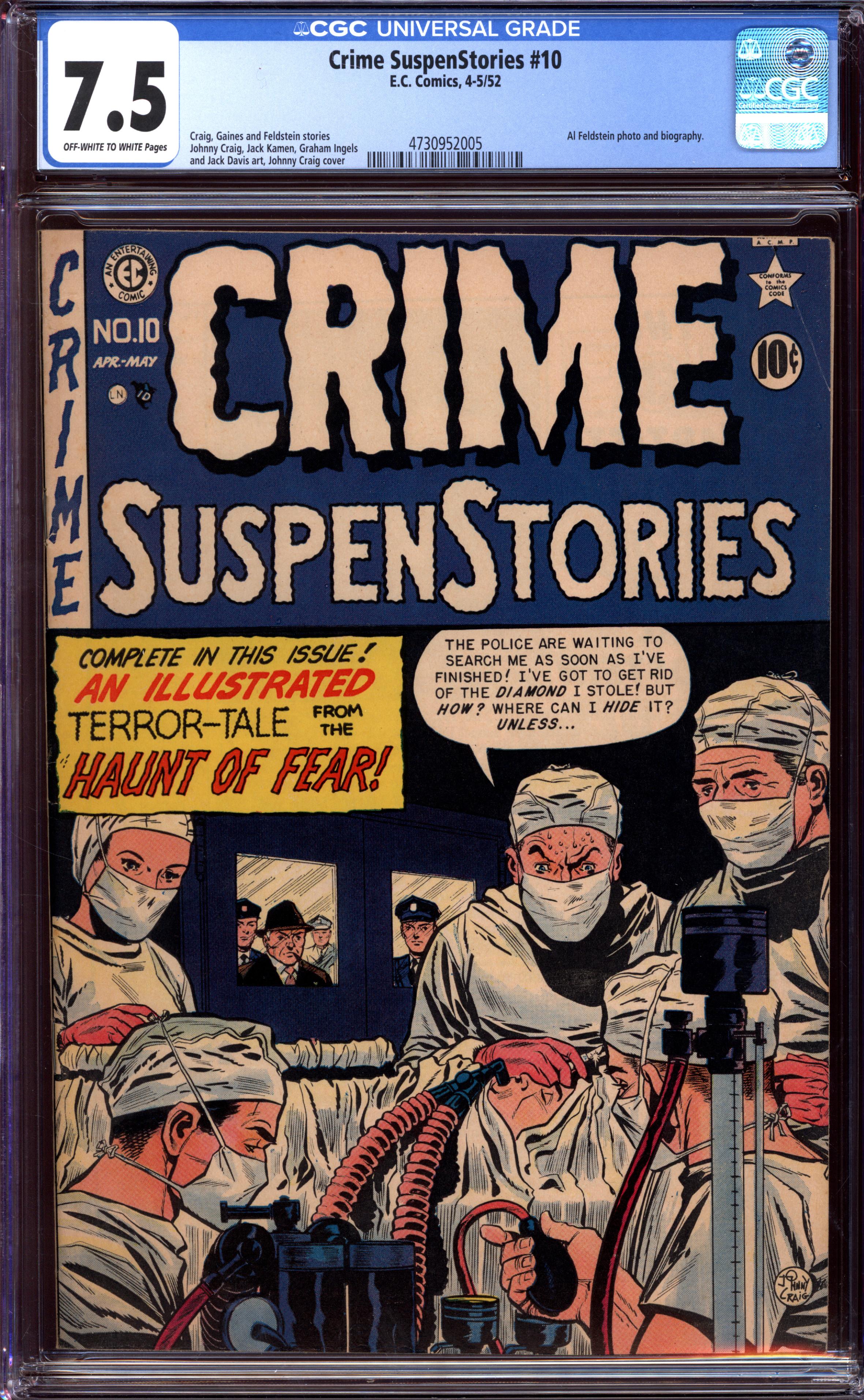 CRIME SUSPENSTORIES Front Cover