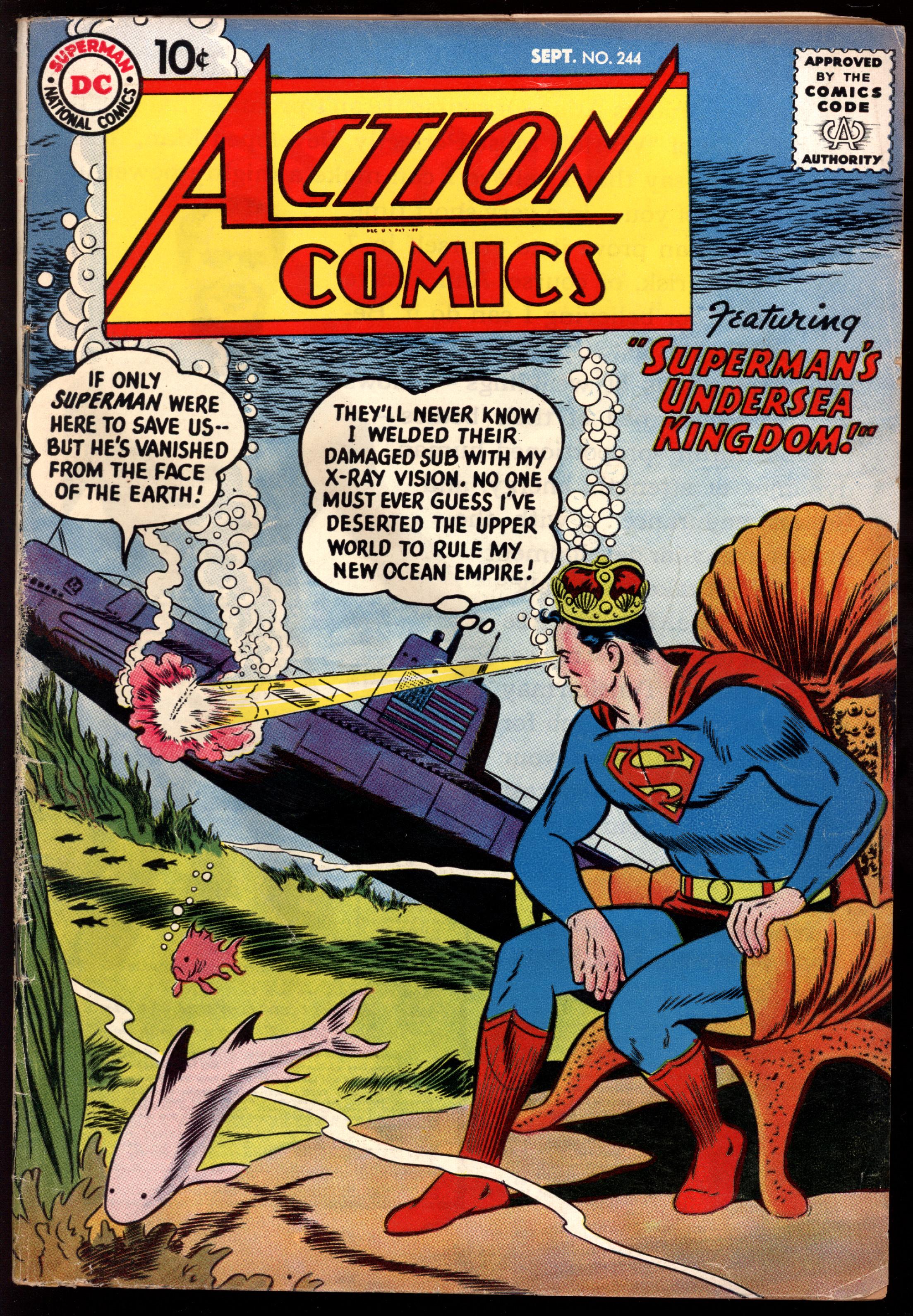 ACTION COMICS Front Cover