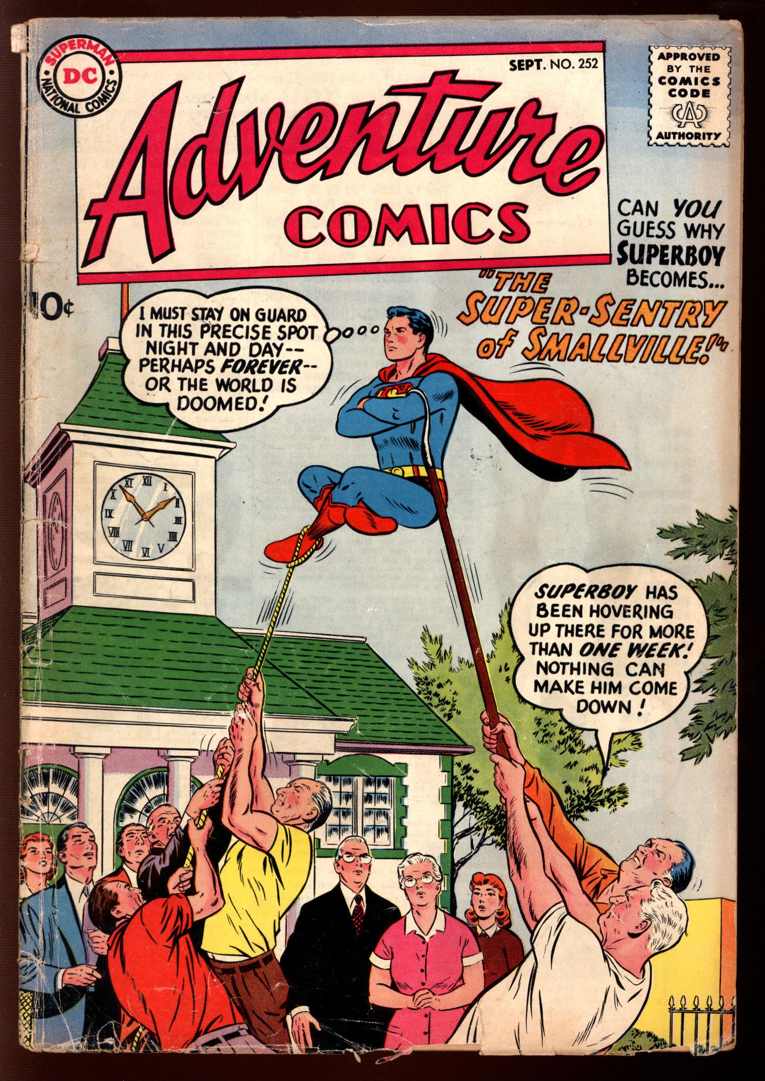 ADVENTURE COMICS Front Cover