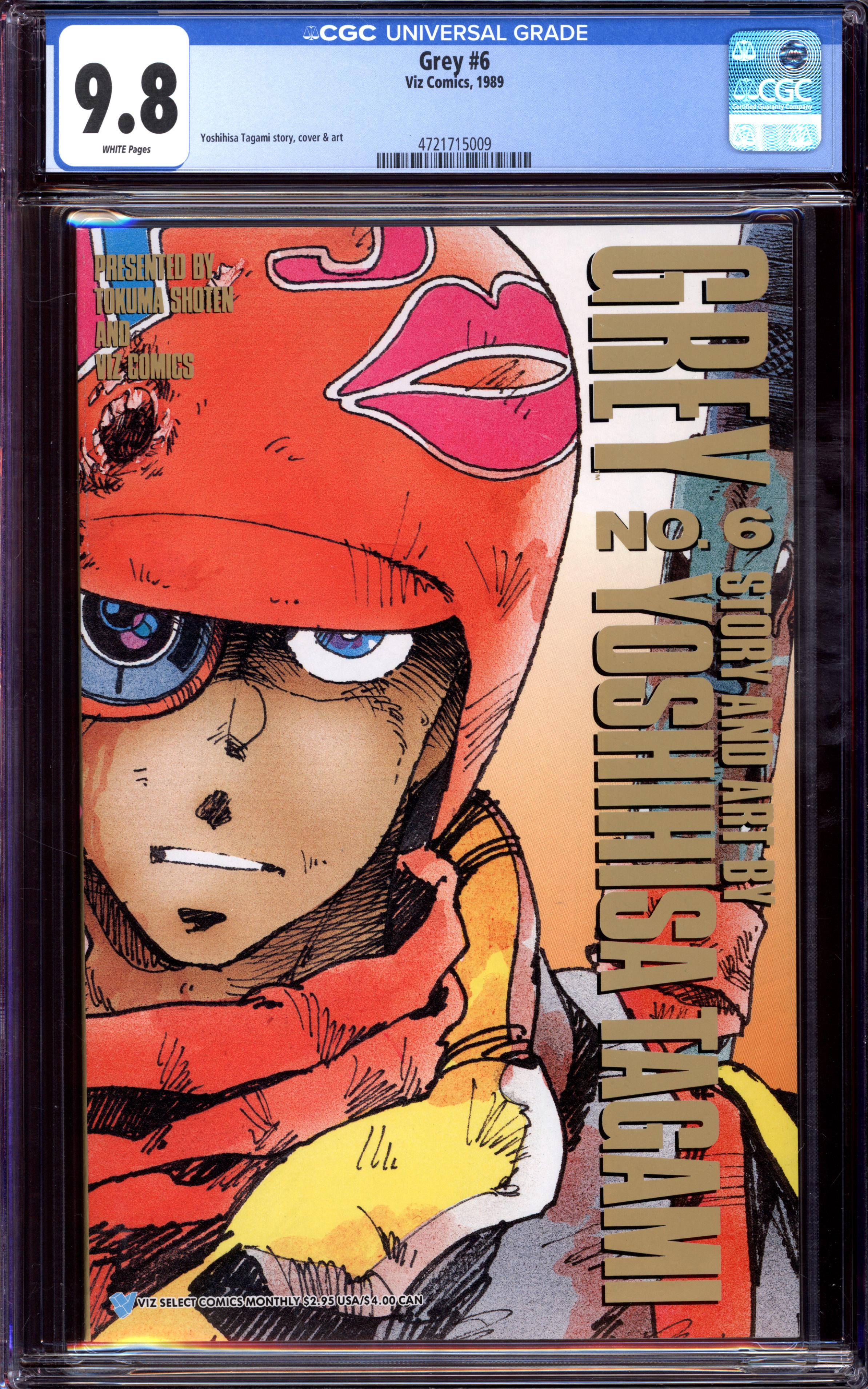 GREY #6 CGC 9.8 WHITE PAGES | Reece's Rare Comics