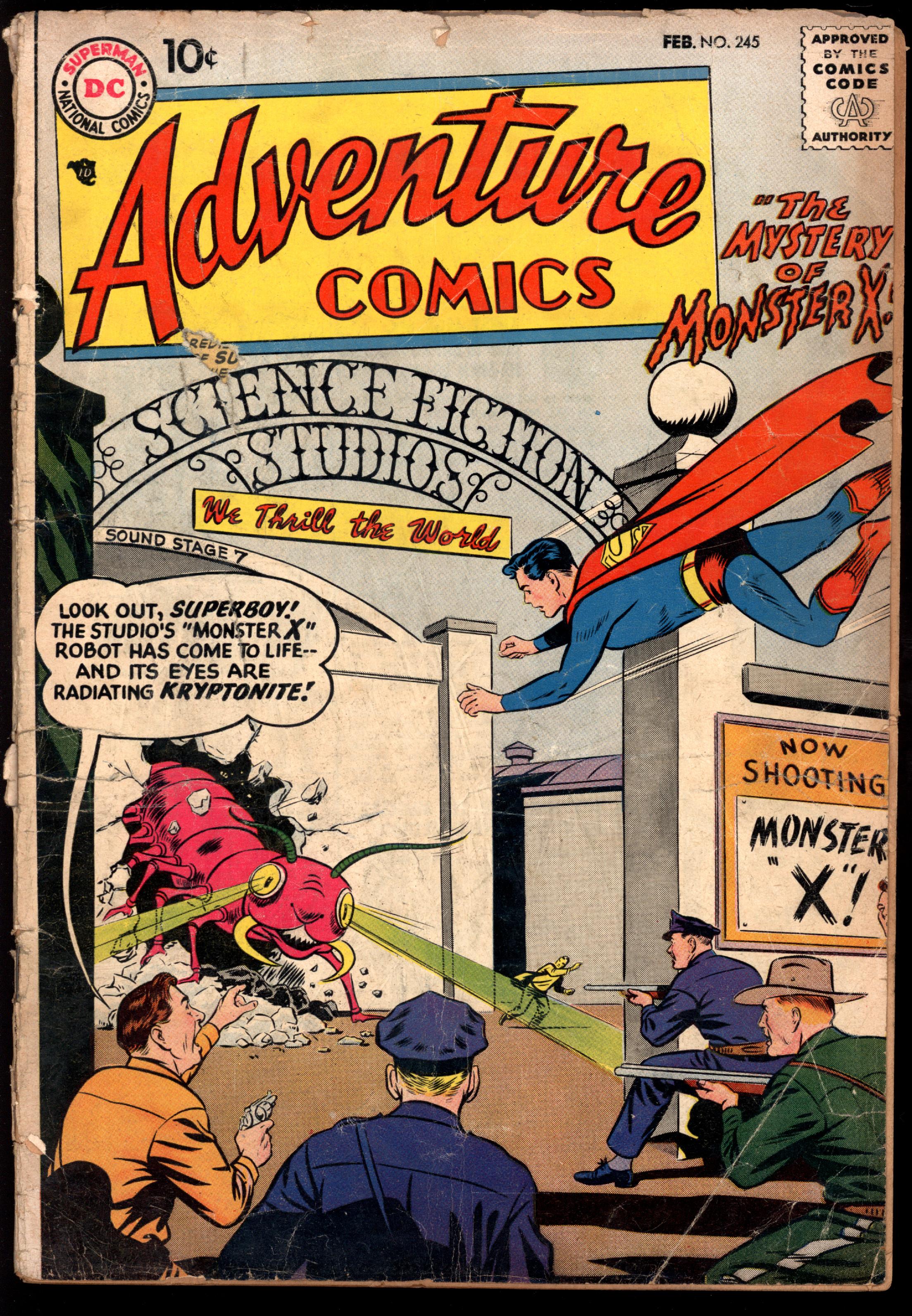 ADVENTURE COMICS Front Cover