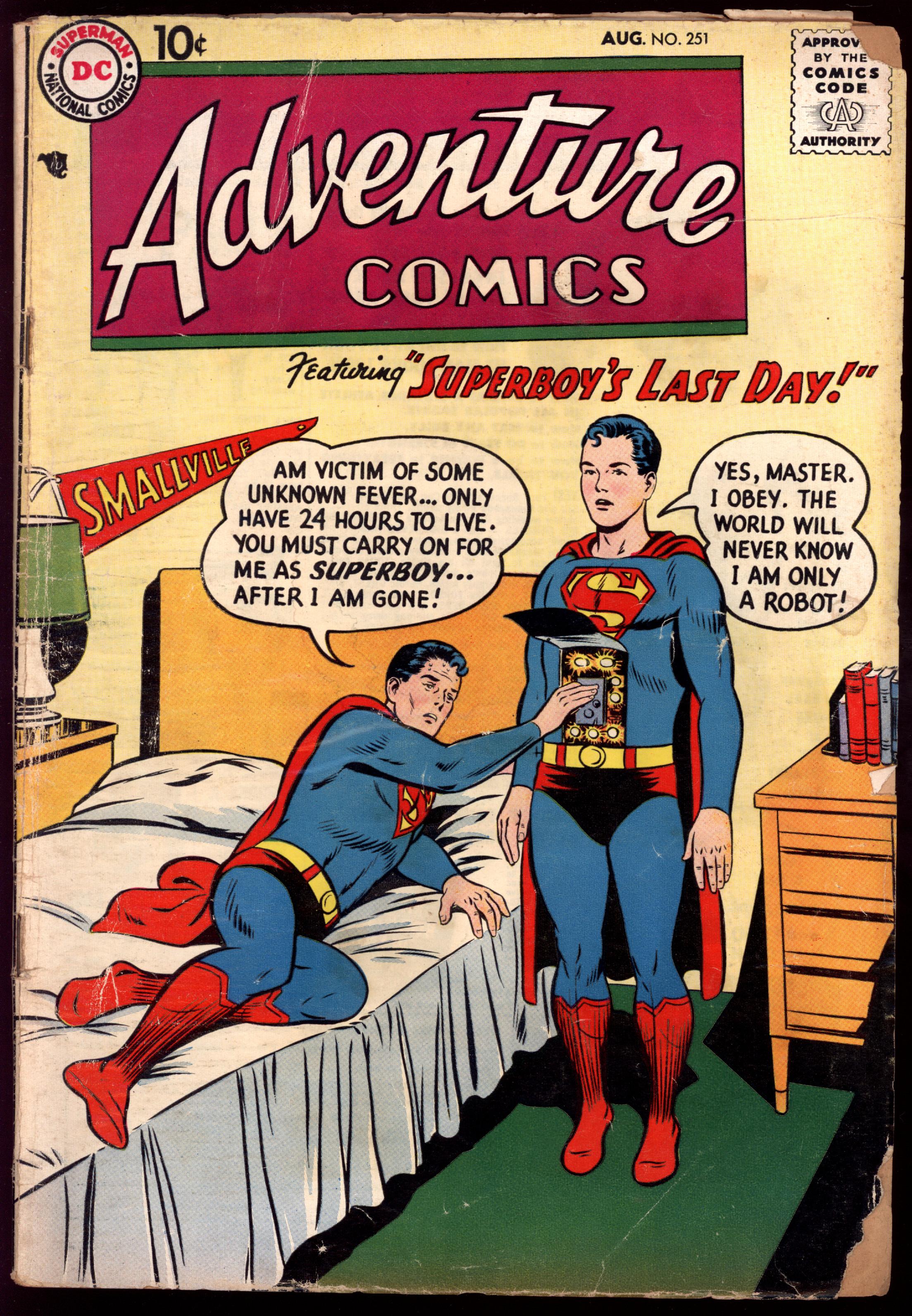 ADVENTURE COMICS Front Cover