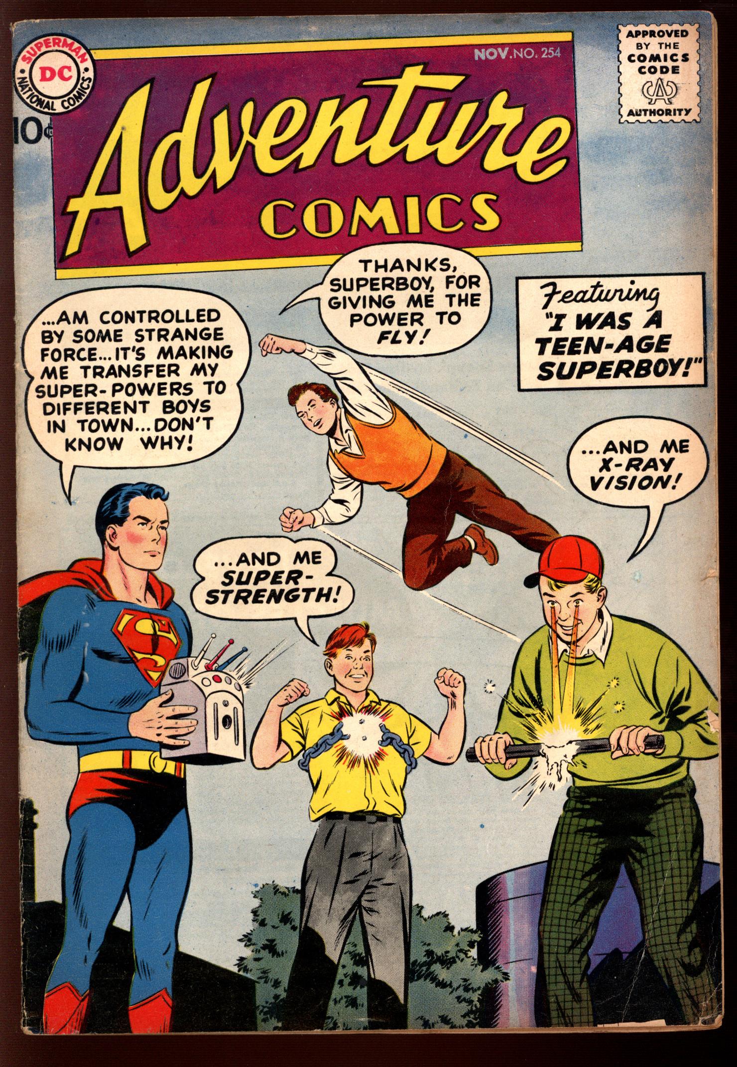 ADVENTURE COMICS Front Cover