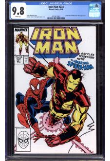 IRON MAN #234 CGC 9.8 WHITE PAGES front cover