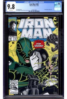 IRON MAN #287 CGC 9.8 WHITE PAGES front cover