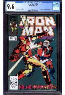 IRON MAN #254 CGC 9.6 WHITE PAGES front cover