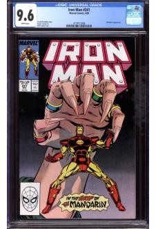 IRON MAN #241 CGC 9.6 WHITE PAGES front cover