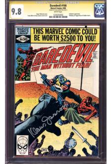 DAREDEVIL #166 CGC 9.8 WHITE PAGES front cover