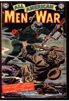 ALL AMERICAN MEN OF WAR #9 3.0 front cover