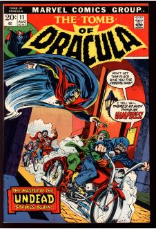 TOMB OF DRACULA #11 7.5 front cover