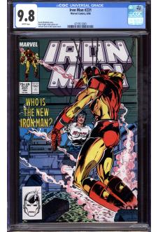 IRON MAN #231 CGC 9.8 WHITE PAGES | Reece's Rare Comics