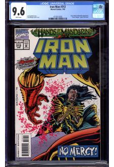 IRON MAN #312 CGC 9.6 WHITE PAGES front cover