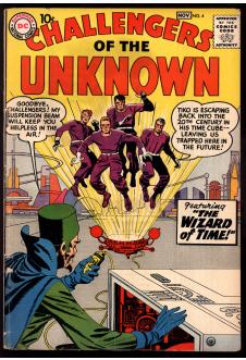 CHALLENGERS OF THE UNKNOWN #4 4.0 front cover