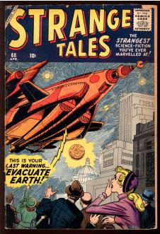 STRANGE TALES #68 4.0 front cover
